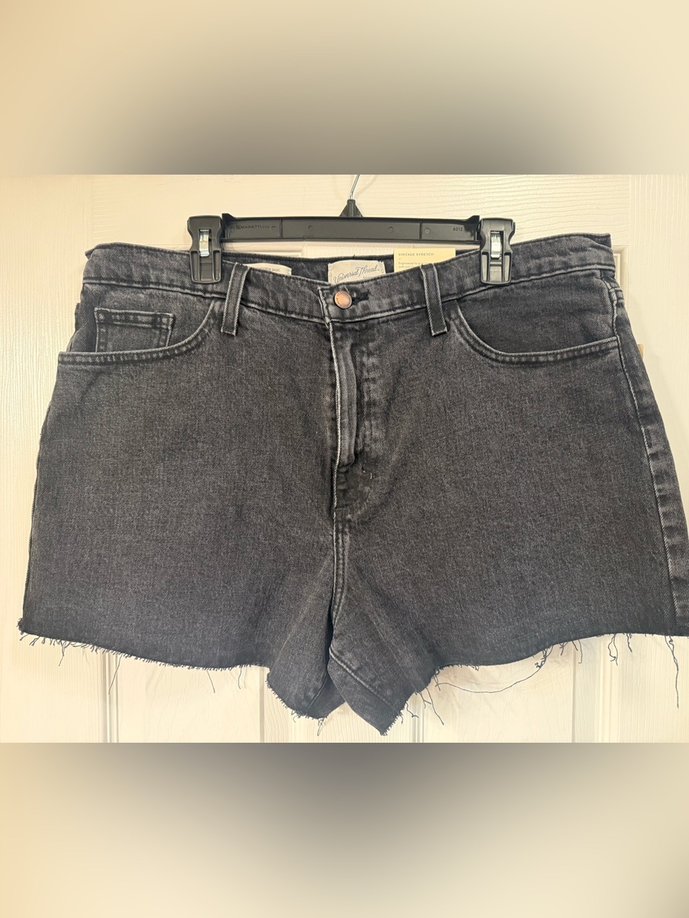 Universal Thread Black Washed High-Rise Denim Shorts
